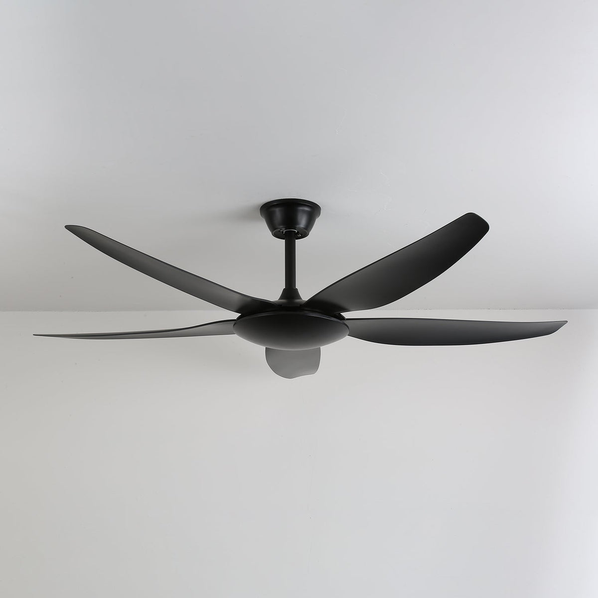 Aeron Noir Ceiling Fan with Light – Modern Black LED Fan for Living Room and Bedroom
