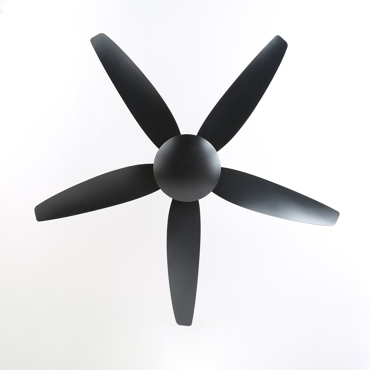 Aeron Noir Ceiling Fan with Light – Modern Black LED Fan for Living Room and Bedroom
