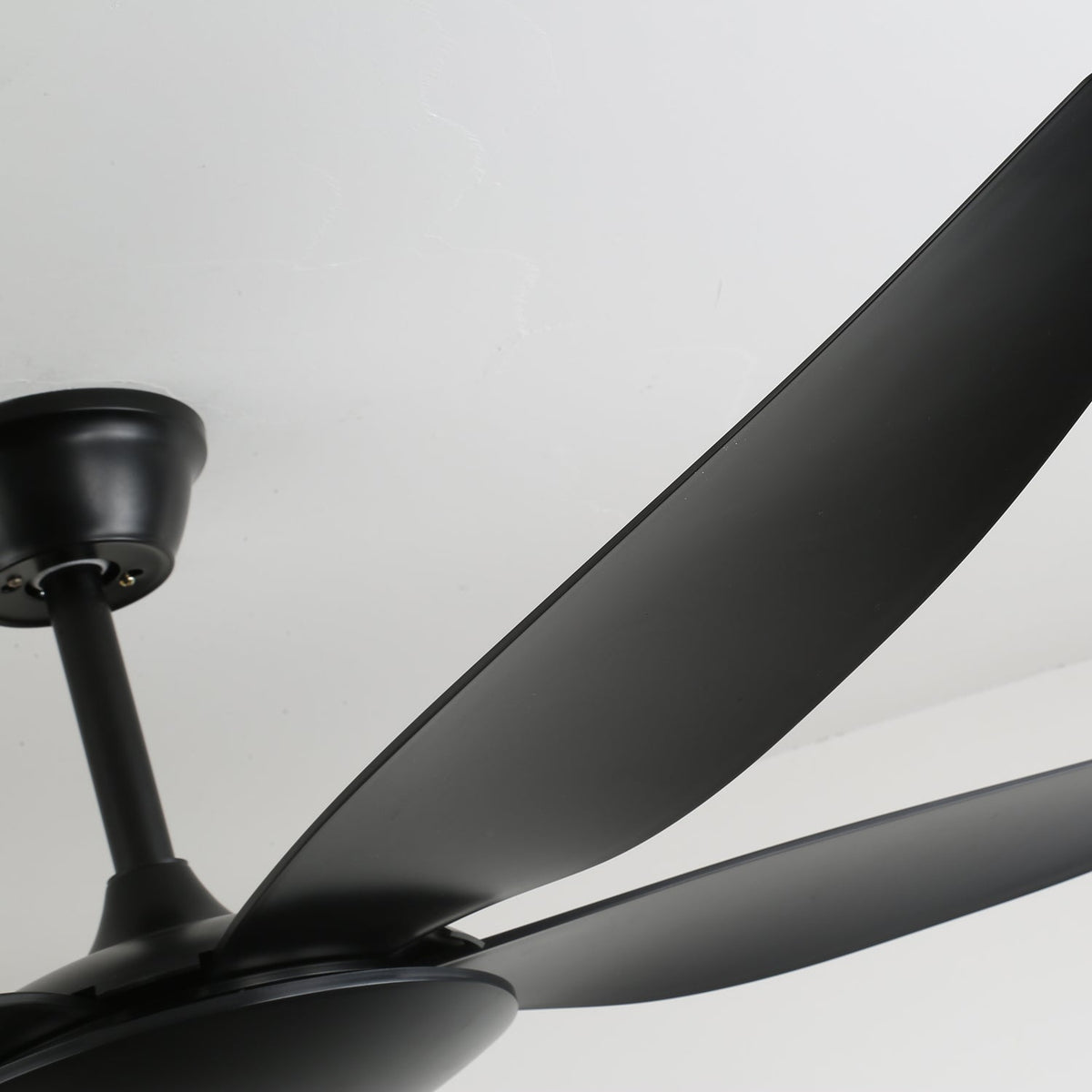 Aeron Noir Ceiling Fan with Light – Modern Black LED Fan for Living Room and Bedroom