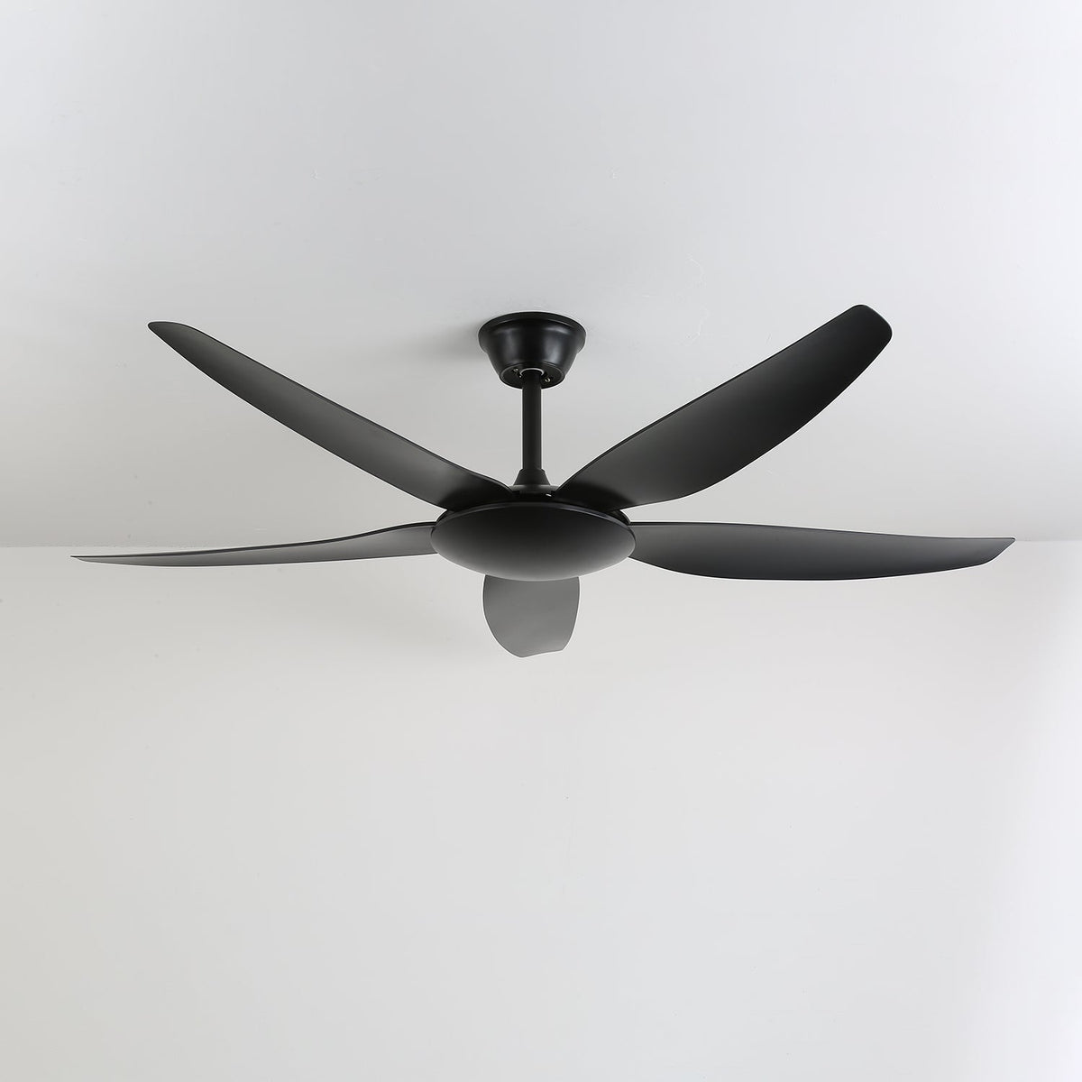 Aeron Noir Ceiling Fan with Light – Modern Black LED Fan for Living Room and Bedroom