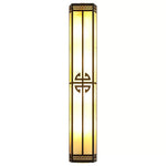 After Hours Outdoor Wall Light in Alabaster and Metal