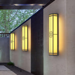 After Hours Outdoor Wall Light in Alabaster and Metal