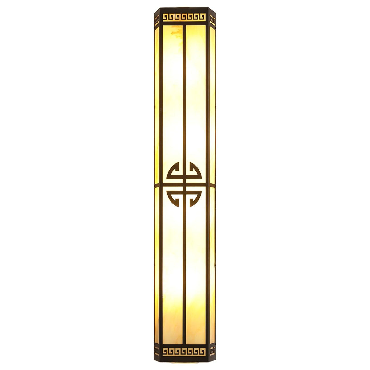 After Hours Outdoor Wall Light in Alabaster and Metal