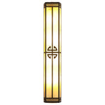 After Hours Outdoor Wall Light in Alabaster and Metal