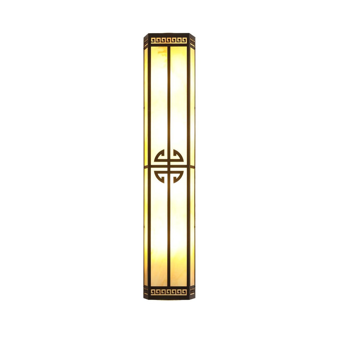 After Hours Outdoor Wall Light in Alabaster and Metal