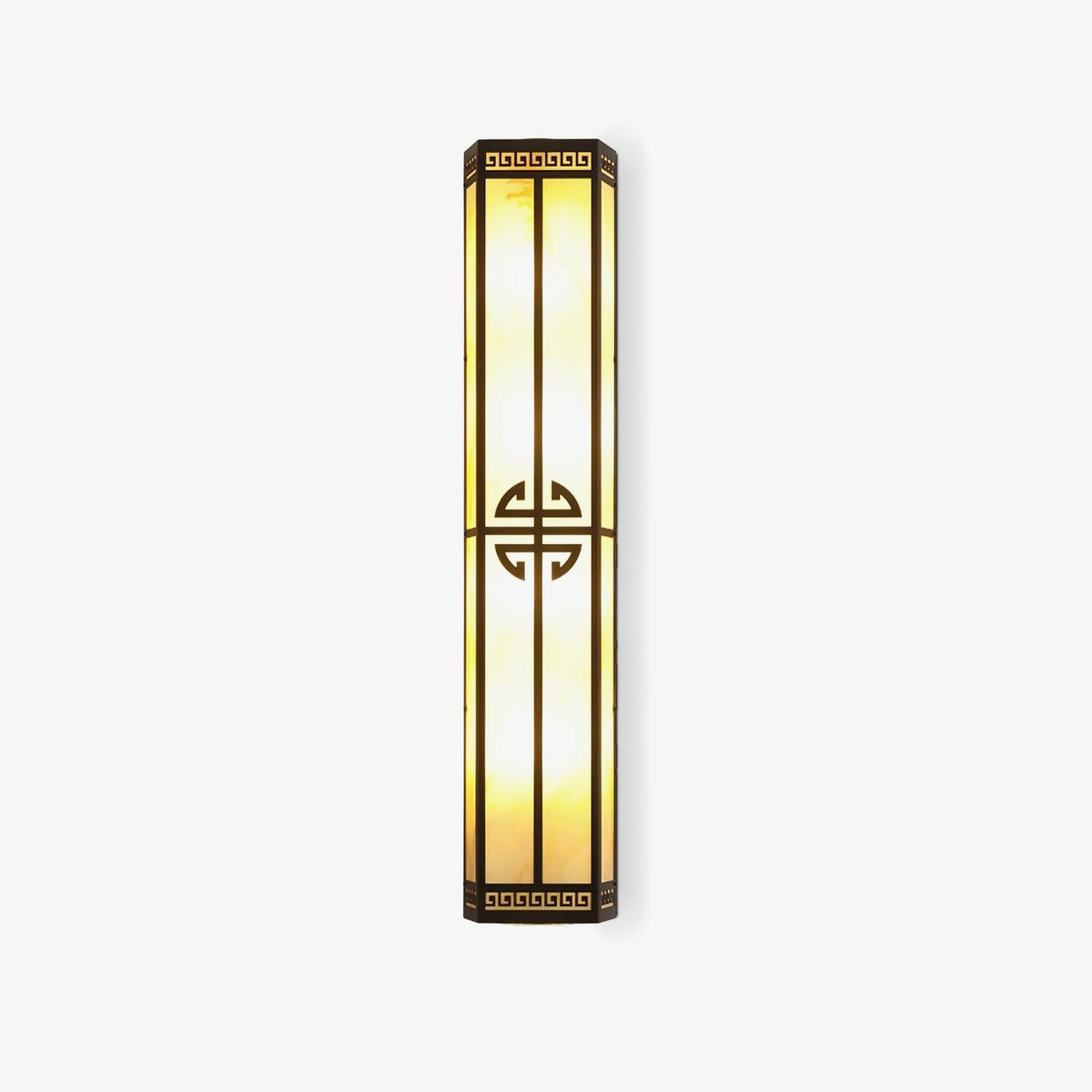 After Hours Outdoor Wall Light in Alabaster and Metal