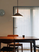 Agnes Retro Pendant Light with Retractable Cable, Mid-Century Modern Kitchen Island Lamp