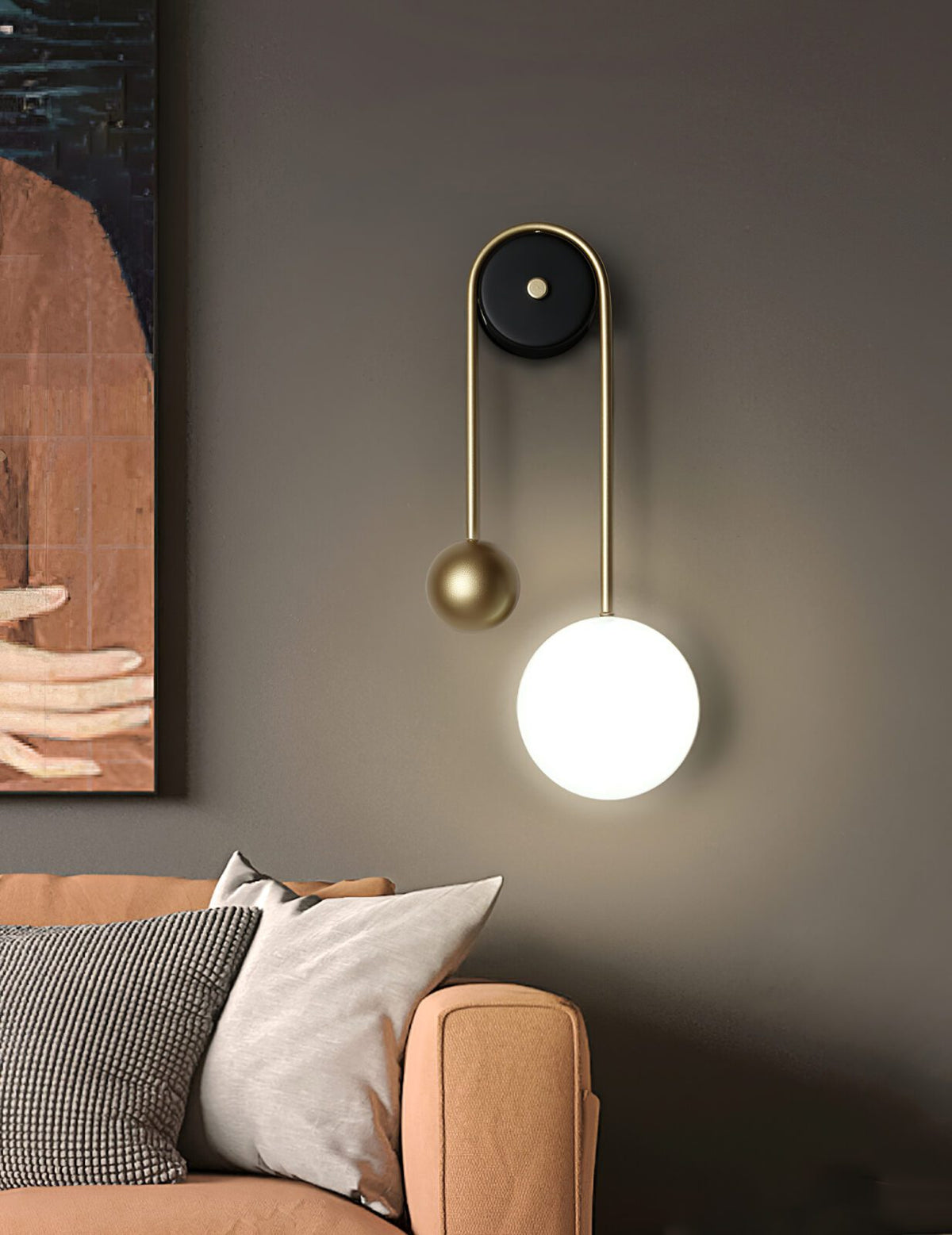 Aimee Single Pendulum Wall Light