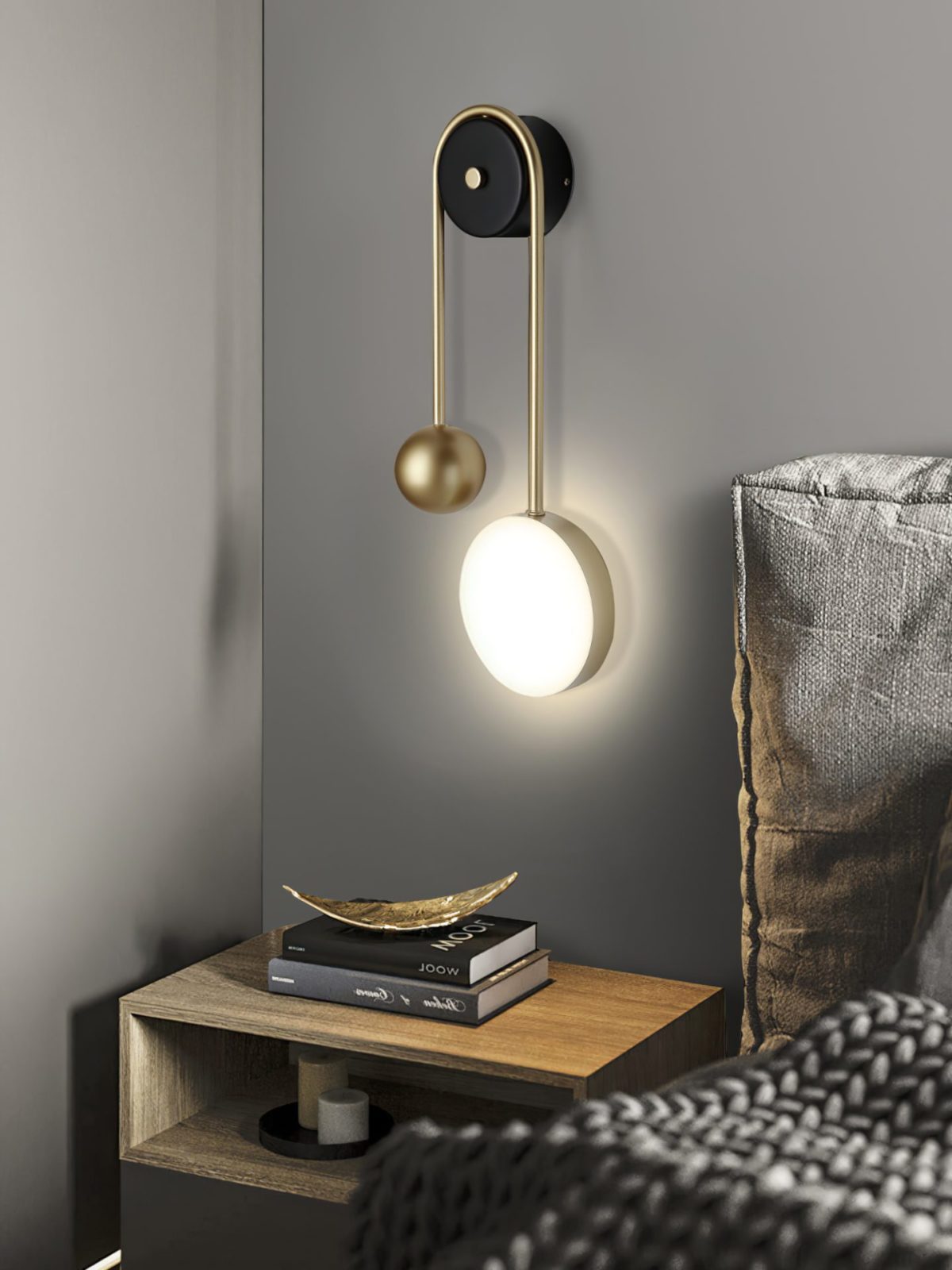 Aimee Single Pendulum Wall Light