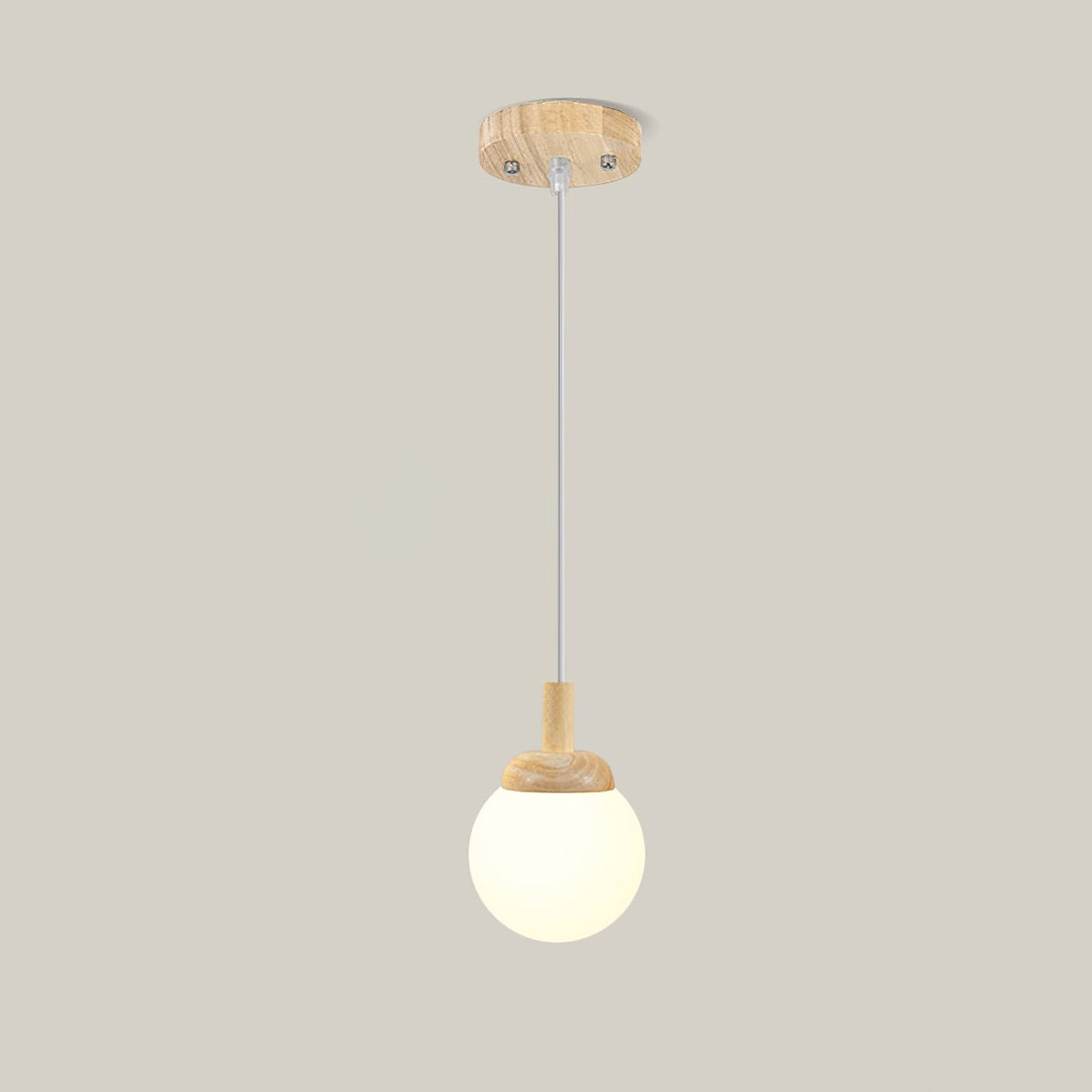 Airi Minimalist Wooden Pendant Lamp