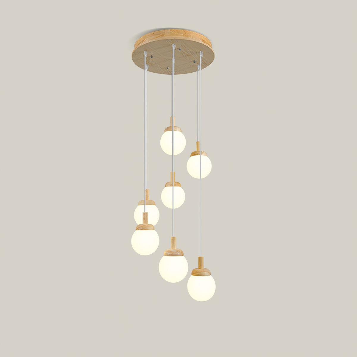 Airi Minimalist Wooden Pendant Lamp