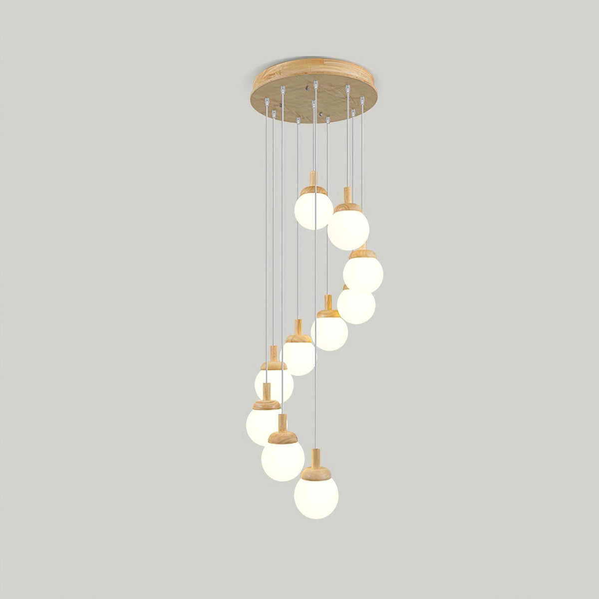 Airi Minimalist Wooden Pendant Lamp