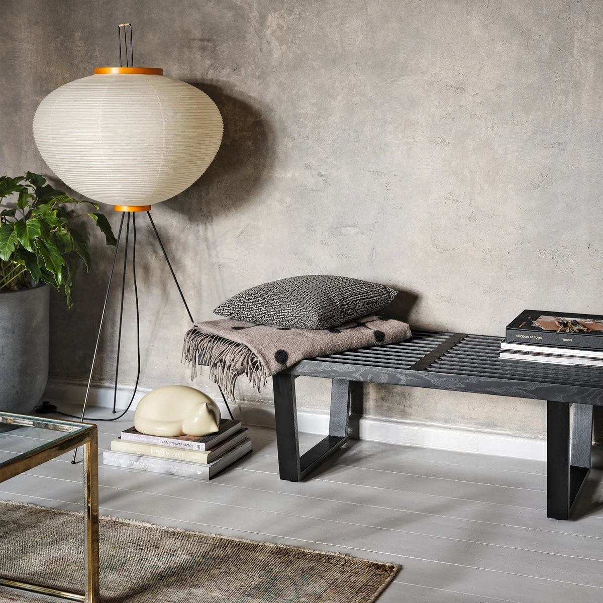 Japanese Style Instagram Inspired Designer Calligraphy Paper Floor Lamp