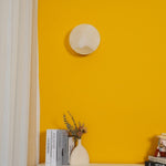 Alabaster Brass Wall Light