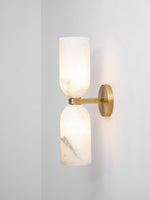 Alabaster Nexus Wall Sconce — Handcrafted Spanish Stone Up-Down Light