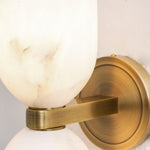 Alabaster Nexus Wall Sconce — Handcrafted Spanish Stone Up-Down Light