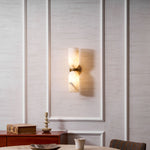 Alabaster Nexus Wall Sconce — Handcrafted Spanish Stone Up-Down Light