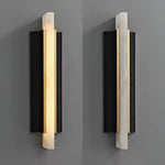 Alabaster Blade Wall Sconce – Modern LED Wall Light in Natural Stone