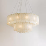 Alabaster Cascade Tiered Chandelier