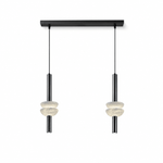 Alabaster Column LED Pendant Light – Modern Minimalist Hanging Lamp