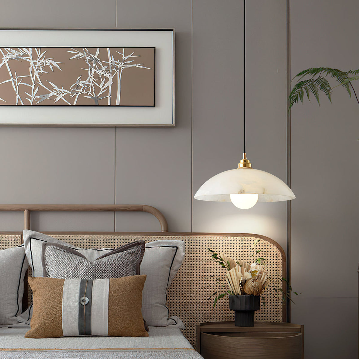 alabaster-dome-pendant-light