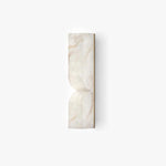 Alabaster Essence Plug-In Wall Sconce in Gold or Black