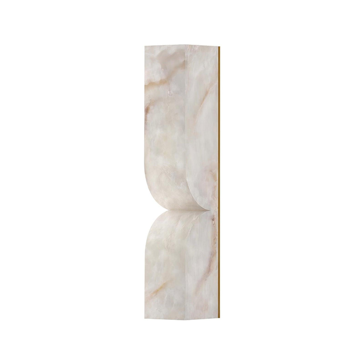 Alabaster Essence Plug-In Wall Sconce in Gold or Black