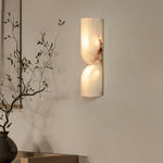 Alabaster Essence Plug-In Wall Sconce in Gold or Black