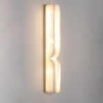 Alabaster Essence Plug-In Wall Sconce in Gold or Black