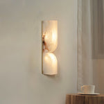 Alabaster Essence Plug-In Wall Sconce in Gold or Black