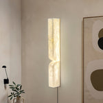 Alabaster Essence Plug-In Wall Sconce in Gold or Black