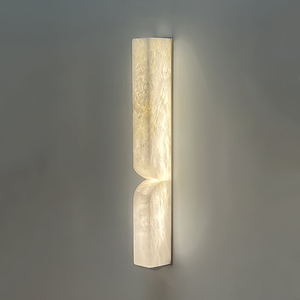 Alabaster Essence Plug-In Wall Sconce in Gold or Black