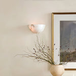 Alabaster Half-Moon Wall Sconce | Natural Stone Lighting