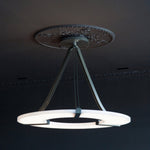 Alabaster Halo Pendant Light – Modern Minimalist LED Chandelier