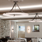 Alabaster Halo Pendant Light – Modern Minimalist LED Chandelier