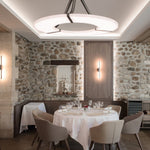 Alabaster Halo Pendant Light – Modern Minimalist LED Chandelier