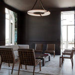 Alabaster Halo Pendant Light – Modern Minimalist LED Chandelier