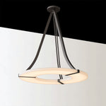Alabaster Halo Pendant Light – Modern Minimalist LED Chandelier