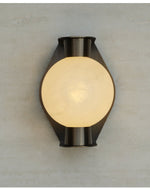 Alabaster Orb Wall Sconce in Aged Brass | Modern Luxury Lighting