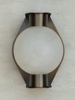 Alabaster Orb Wall Sconce in Aged Brass | Modern Luxury Lighting