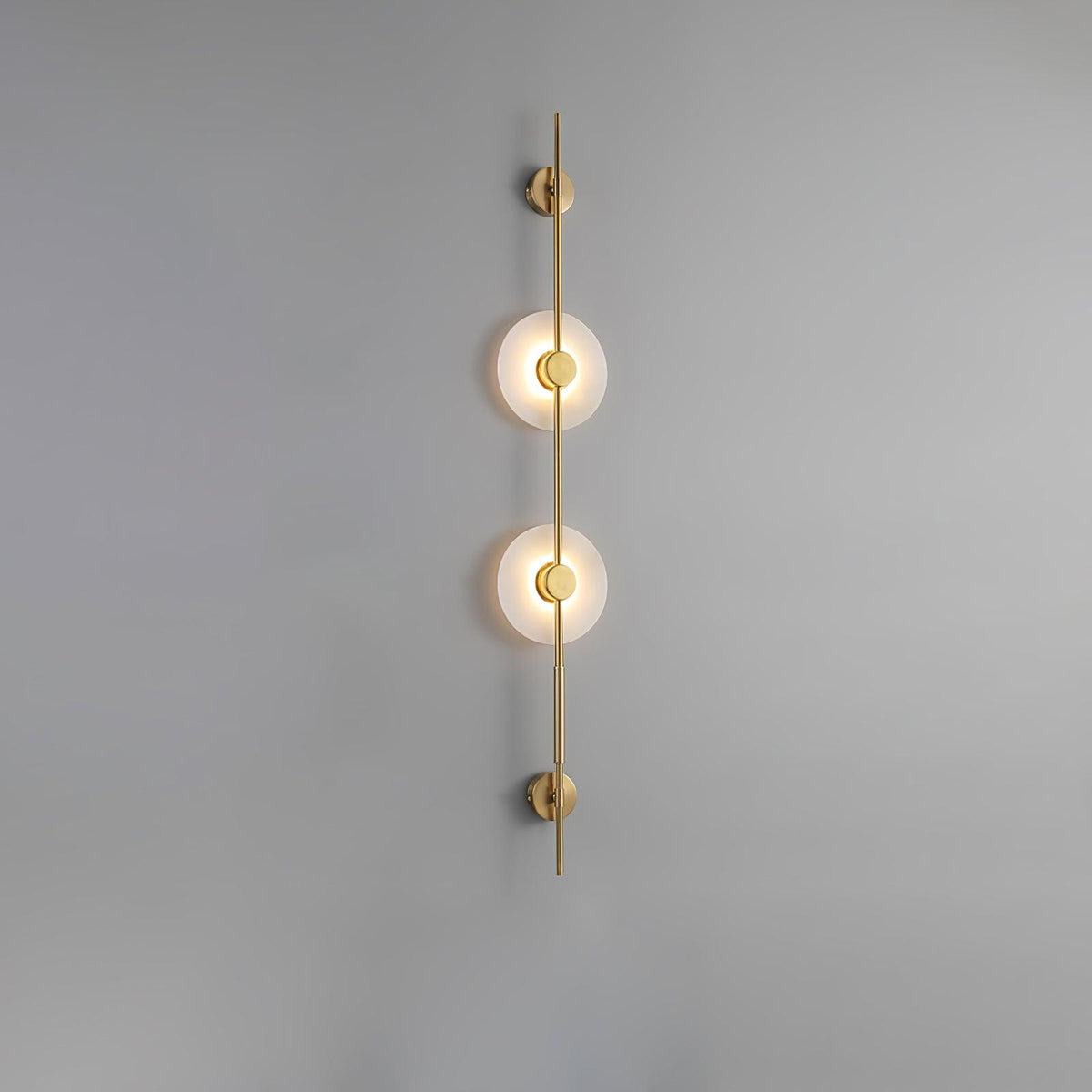 Alabaster Vertical Plug In Wall Sconce
