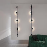 Alabaster Vertical Plug In Wall Sconce