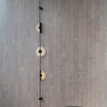 Alabaster Vertical Plug In Wall Sconce