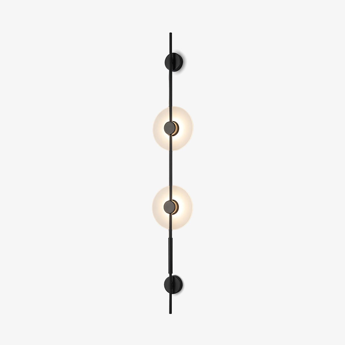 Alabaster Orb Vertical Wall Sconce