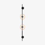 Alabaster Orb Vertical Wall Sconce