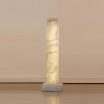 Alabaster Square Column Floor Lamp