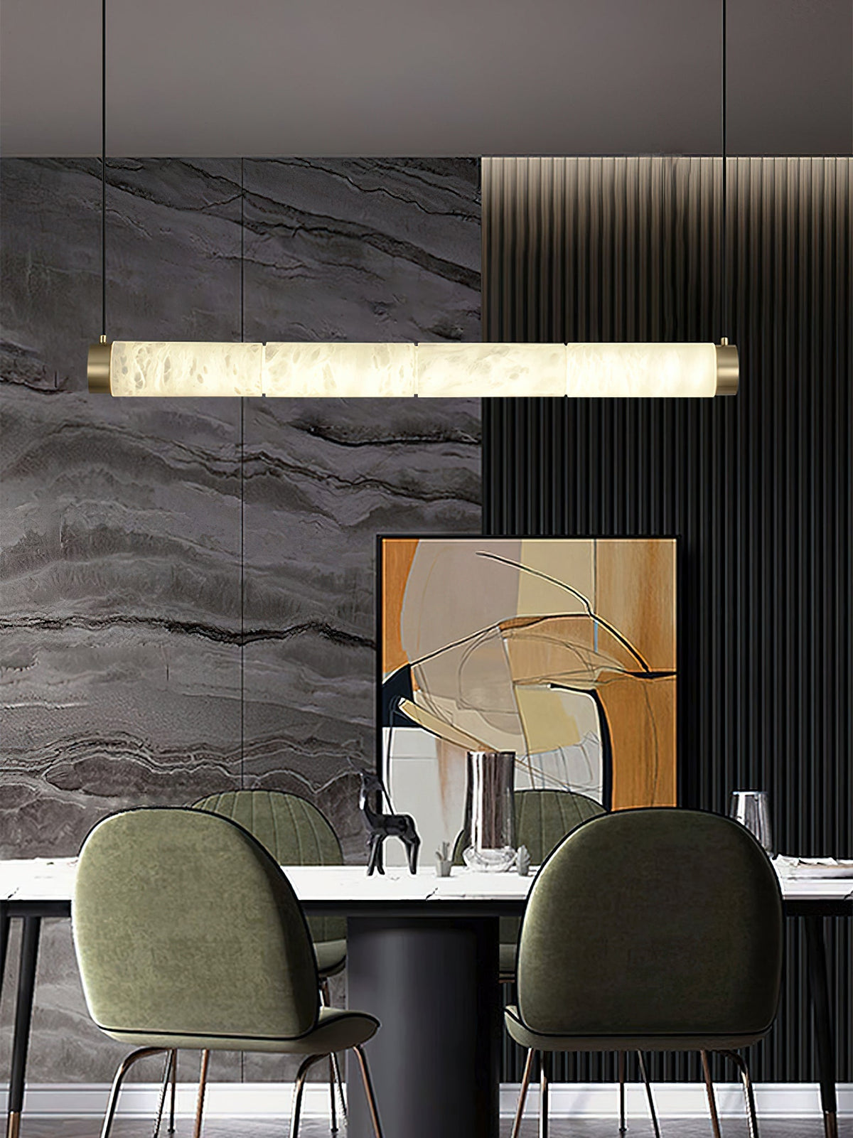 Marble Strip Pendant Light