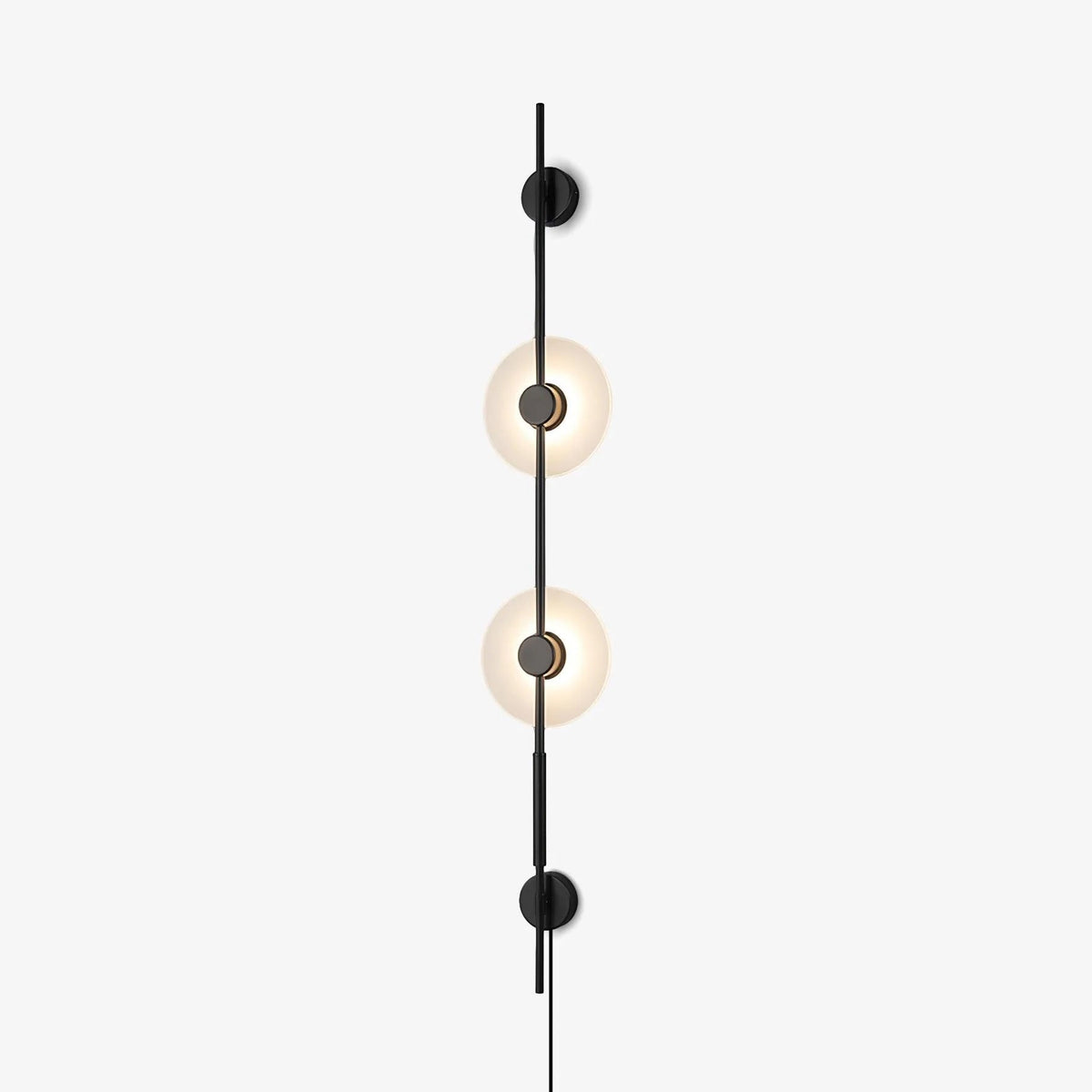 Alabaster Vertical Plug In Wall Sconce