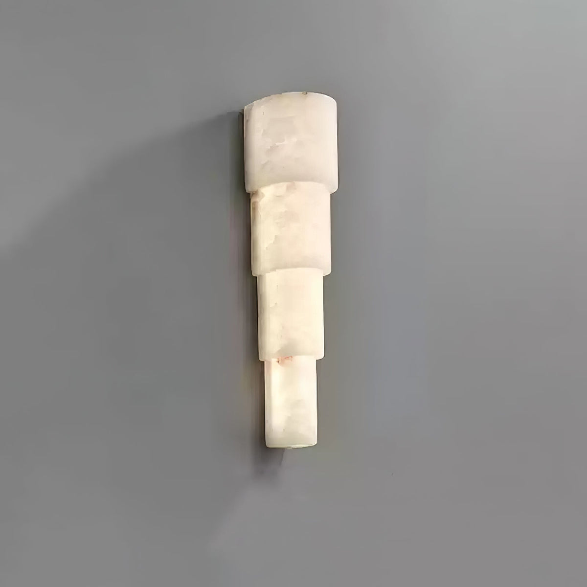 Alba Cascade Alabaster Wall Sconce – Modern LED Wall Light