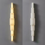 Alba Cascade Alabaster Wall Sconce – Modern LED Wall Light